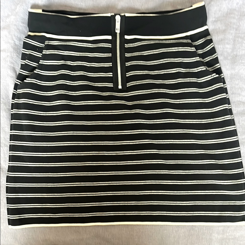 Rag & Bone Black and White Mini Pencil Skirt